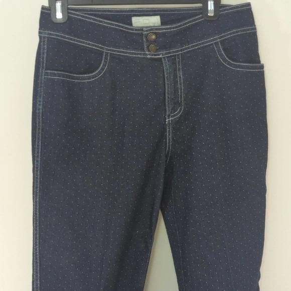 FDJ Women's Polka Dots straight Medium Wash‎ Denim Sz. 8 - Picture 3 of 8